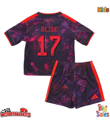 Bayern Munich Michael Olise #17 Replica Third Stadium Kit for Kids 2026-27 Short Sleeve (+ pants)